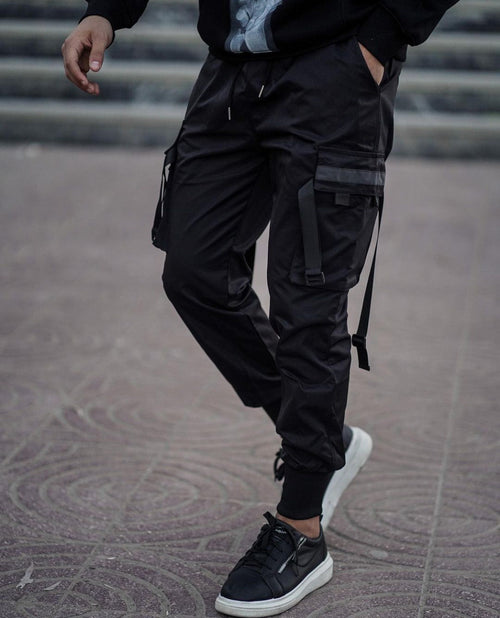 River & Rue Matte Black Joggers
